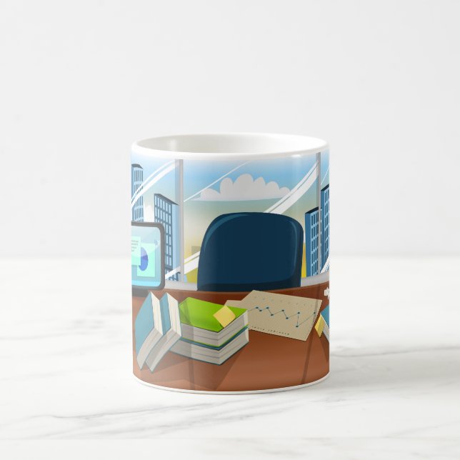 Caneca De Café Escritório de Banqueiros Corporativos (Centro)
