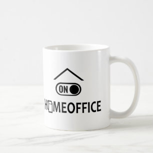 Caneca De Café Escritório em casa ativado - Homeoffice ativado