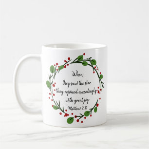 Caneca De Café Escritura cristã de Natal