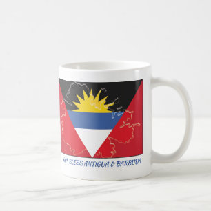 Caneca De Café Escritura de PAVILHÃO ANTIGUA BARBUDA Personalizad