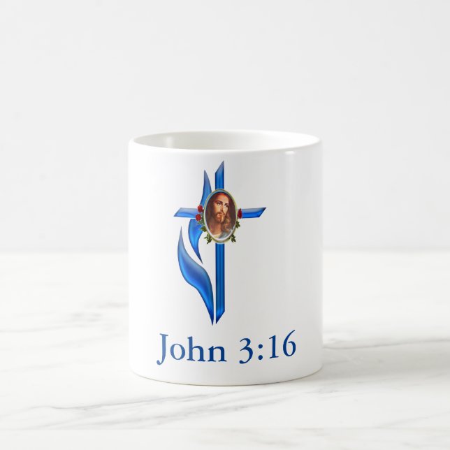Caneca De Café Escritura João 3;16 (Centro)