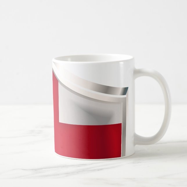 Caneca De Café Escudo da Inglaterra (Direita)