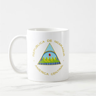 Caneca De Café Escudo da Nicarágua