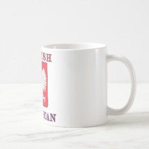 Caneca De Café Escudo polonês americano da águia