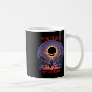 Caneca De Café Escuridão Meu Velho Amigo Eclipse Solar Para Cabeç