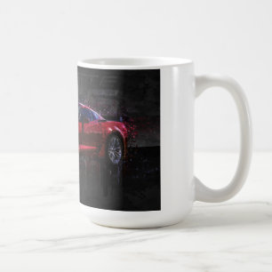 Caneca De Café Escuro - Corveta vermelha Z06