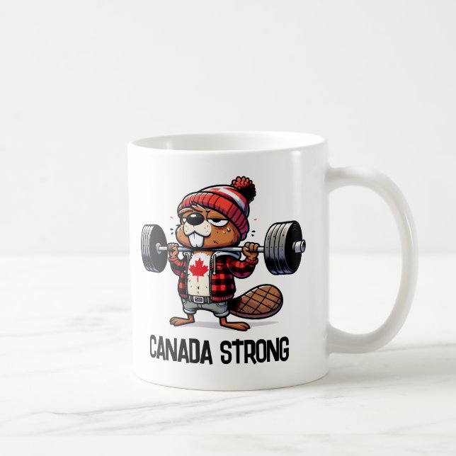 Caneca De Café Escuro de Peso do Canadá (Direita)