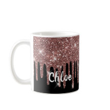 Escuro Elegante, preto e branco, Rosa Dourada, rel