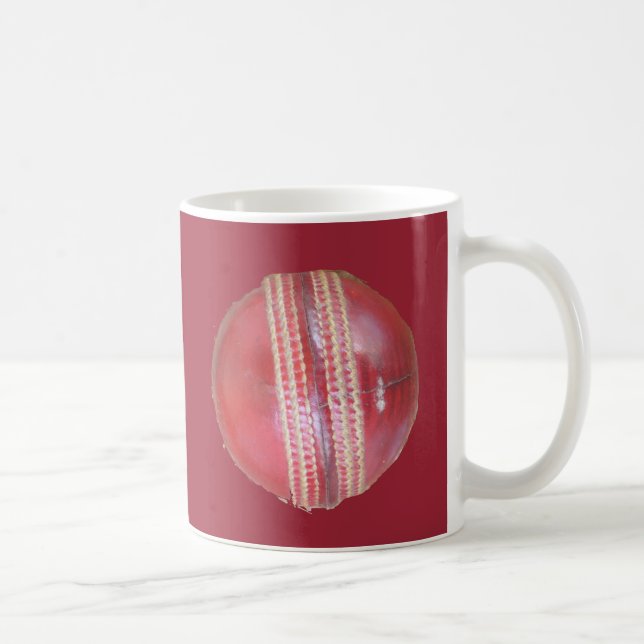 Caneca De Café Esfera do Mestre do Spin: Uma Bola de Críquete de  (Direita)