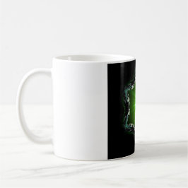 Caneca De Café Esfera Energética Através Do Portal Fratural