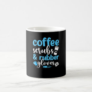 Caneca De Café Esfoliante de Café e Luvas de Borracha   Auxiliar 