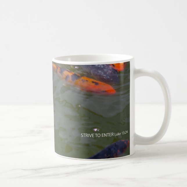 Caneca De Café Esforce-se para entrar (Direita)