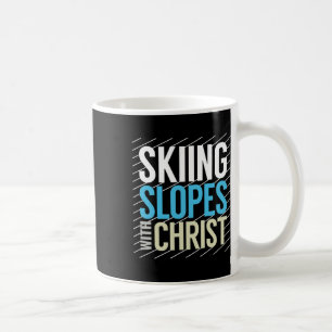 Caneca De Café Esfregões de esqui com Jesus