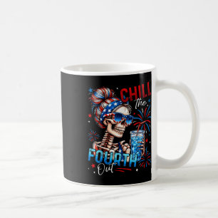 Caneca De Café Esfrie O Quarto Fora Piada Esqueleto Retro 4 De Ju