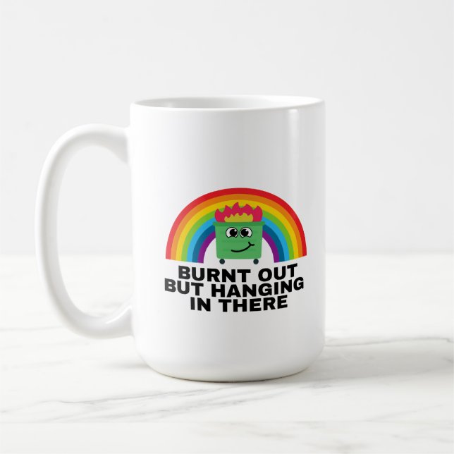 Caneca De Café Esgotado, Mas Segurando as Pontas (Esquerda)