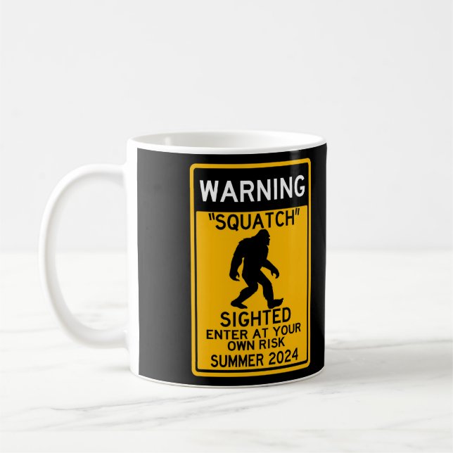 Caneca De Café Esmagado (Sasquatch) - Entre com o risco próprio d (Esquerda)