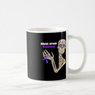 Caneca De Café Esmagamento Sobredosagem Opióide Sensibilização Di