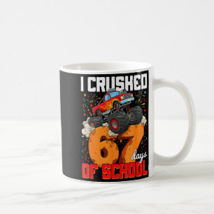 Caneca De Café Esmaguei 67 Dias De Escola Gíria De Meme Gen Alpha