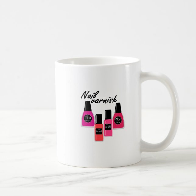 Caneca De Café Esmalte para unhas (Direita)