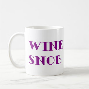 Caneca De Café Esnobe de vinho