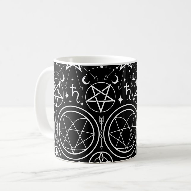 Caneca De Café Esotérico (Frente Esquerda)