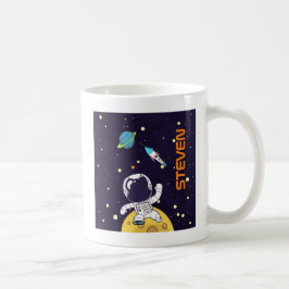 Caneca De Café Espaçador Explorando o Espaço Exterior