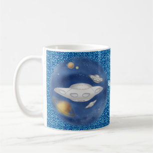 Caneca De Café Espaçamento entre Cinzas alienígenas