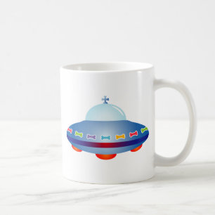 Caneca De Café Espachante de OVNI