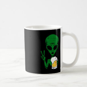 Caneca De Café Espaço-51 Cerveja Alienígena Sinal de Paz Hallow B