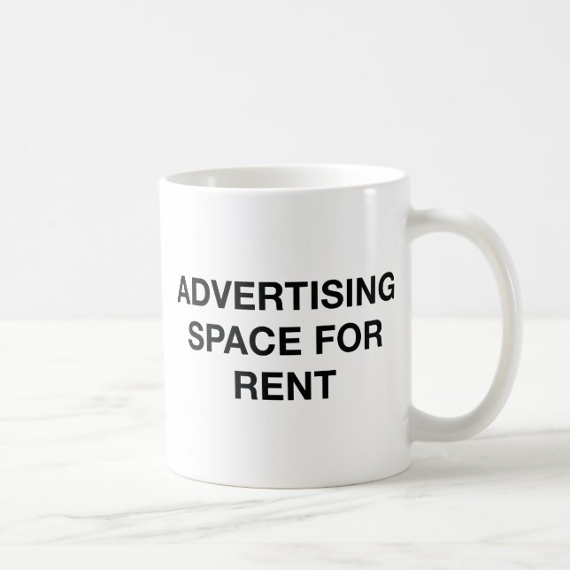 Caneca De Café Espaço de Publicidade para Aluguer (Direita)