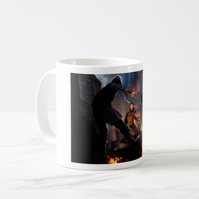 Caneca De Café Espada Ascendente - Mug (Frente Esquerda)