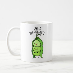 Caneca De Café Espalhar a ervilha-doce Engraçada Peas Pun