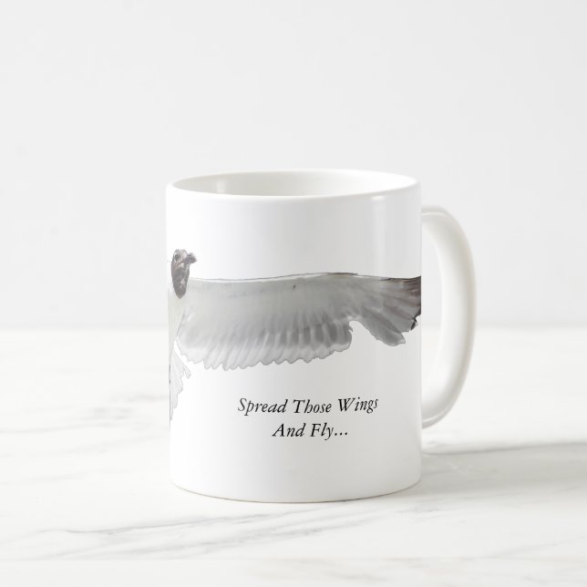 Caneca De Café Espalhar Aquelas Asas Café Mug (Frente Esquerda)