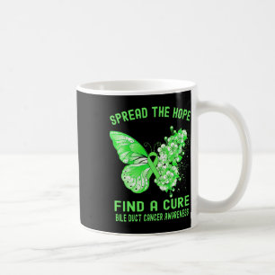 Caneca De Café Espalhe A Esperança Para Encontrar Um Cancer Bile
