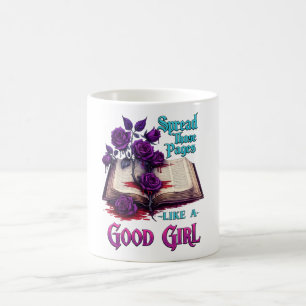 Caneca De Café Espalhe Essas Páginas Como Uma Boa Garota