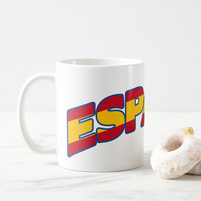Caneca De Café Espanha 1 (Com Donut)