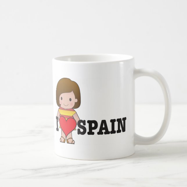 Caneca De Café Espanha do amor (Direita)