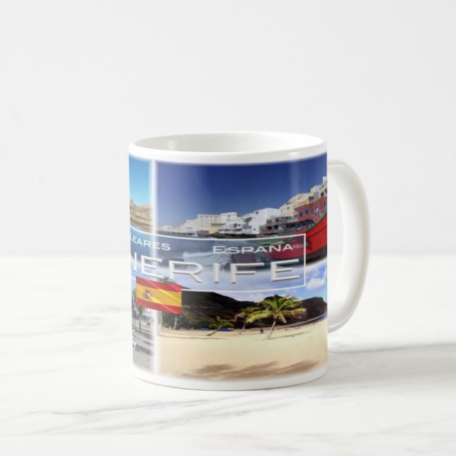 Caneca De Café Espanha - Espana - Ilhas Canárias - (Frente Esquerda)