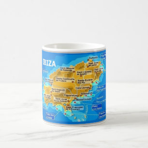 Caneca De Café Espanha - Ilhas Baleares - Ibiza - Eivissa -