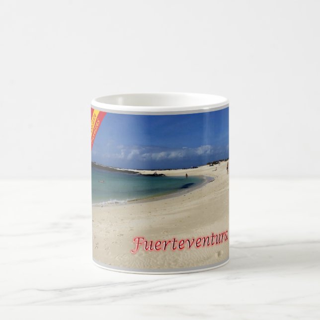 Caneca De Café Espanha - Ilhas Canárias - Fuerteventura - (Centro)