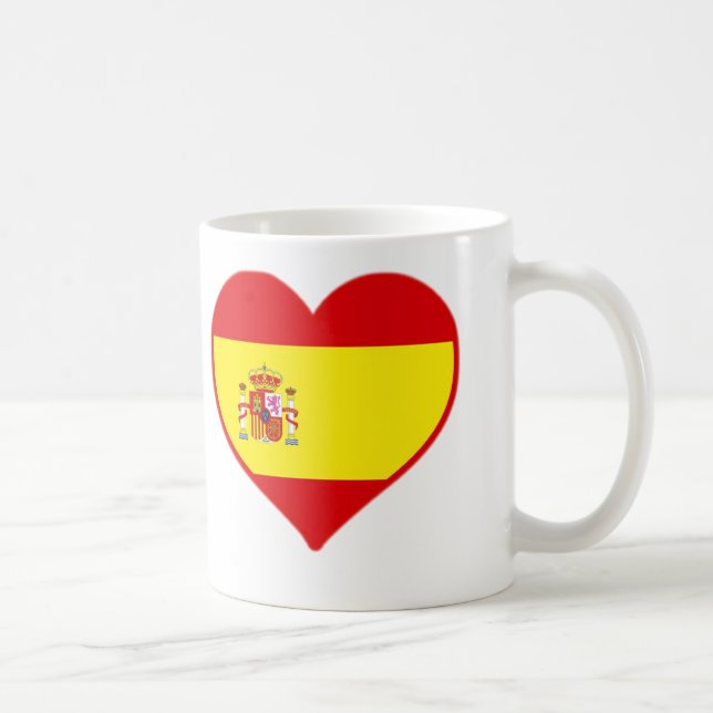 Caneca De Café Espanha Love (Direita)