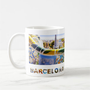 Caneca De Café Espanha Parc Guell de Barcelona