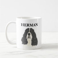 Espanhol Springer em Inglês Preto e Branco