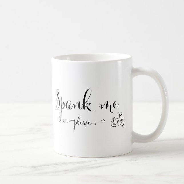 Caneca De Café espanque-me por favor (Direita)