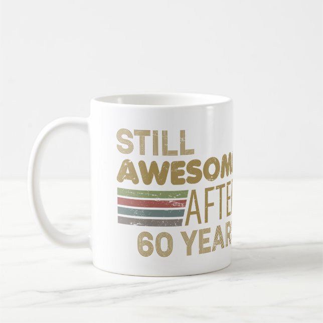 Caneca De Café Espantoso 60º aniversário (Esquerda)