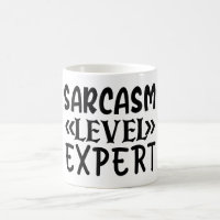 Especialista de nível Sarcasm Engraçado Citação Hu