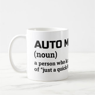 Caneca De Café Especialista em reparo de automóveis - Mug de defi