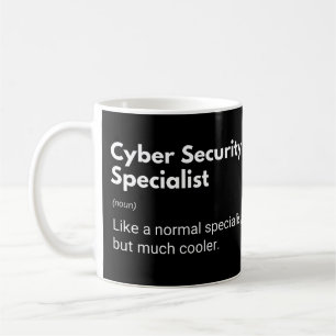 Caneca De Café Especialista em Segurança Cibernética Definição En