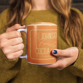 Caneca De Café Especiaria de abóbora da família de queda personal