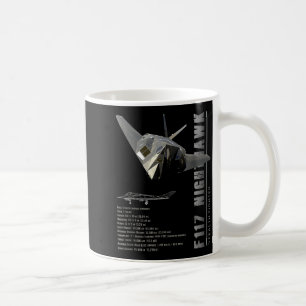 Caneca De Café Especificações do caça furtivo F-117 Nighthawk